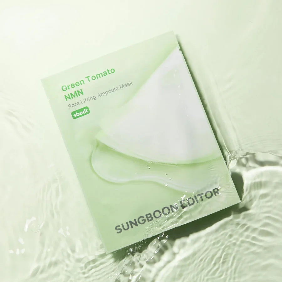 Sungboon Editor Green Tomato Nmn Pore Lifting Ampoule Mask
