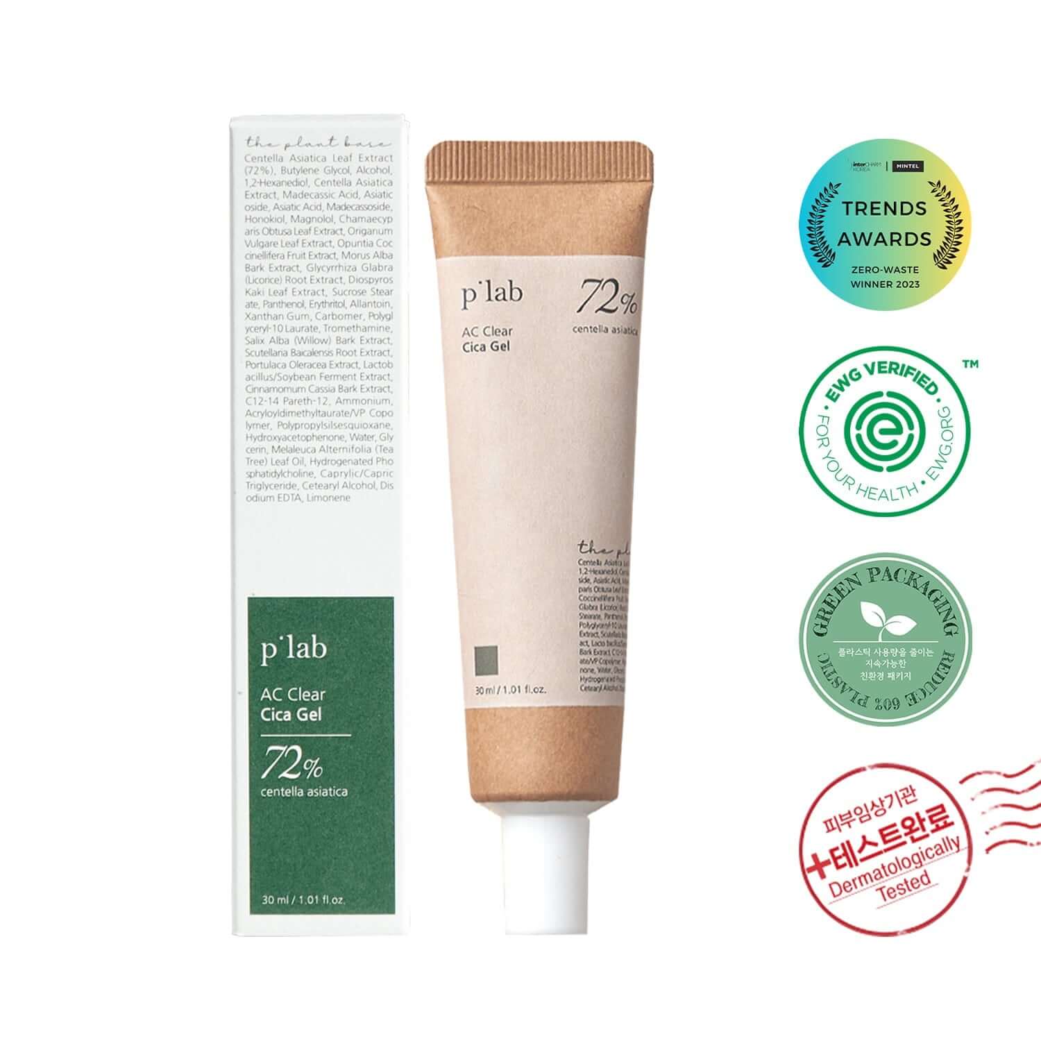The Plant Base Ac Clear Cica Gel 30ml