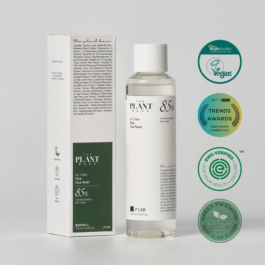 The Plant Base Ac Clear Pure Cica Toner 195ml