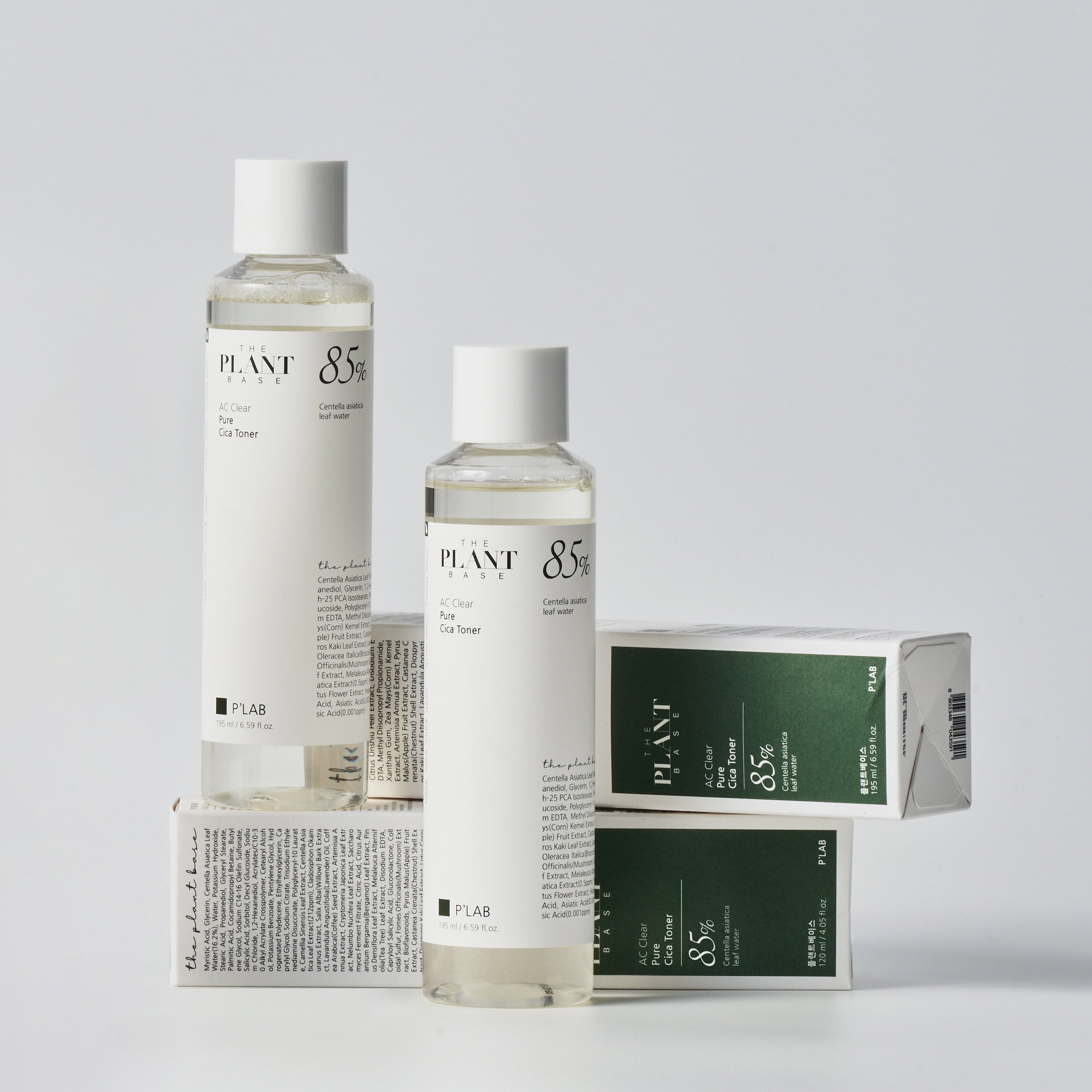 The Plant Base Ac Clear Pure Cica Toner 195ml