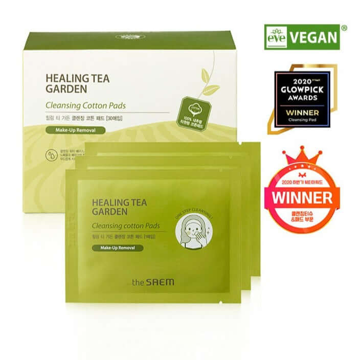 The Saem Healing Tea Garden Cleansing Cotton Pads 30p 270ml