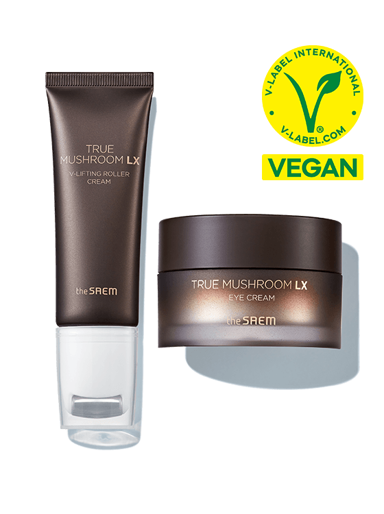 The Saem True Mushroom Lx Eye Cream Special Set (Eye Cream+Roller Cream)