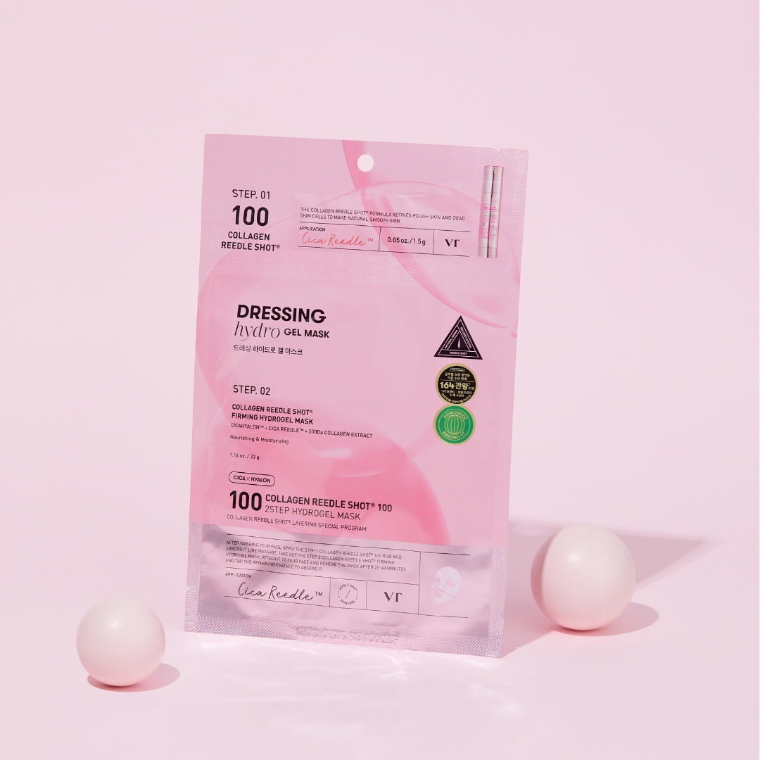 Vt Cosmetics Collagen Riddle Shot 100 2-Step Hydrogel Mask (4 Sheets)