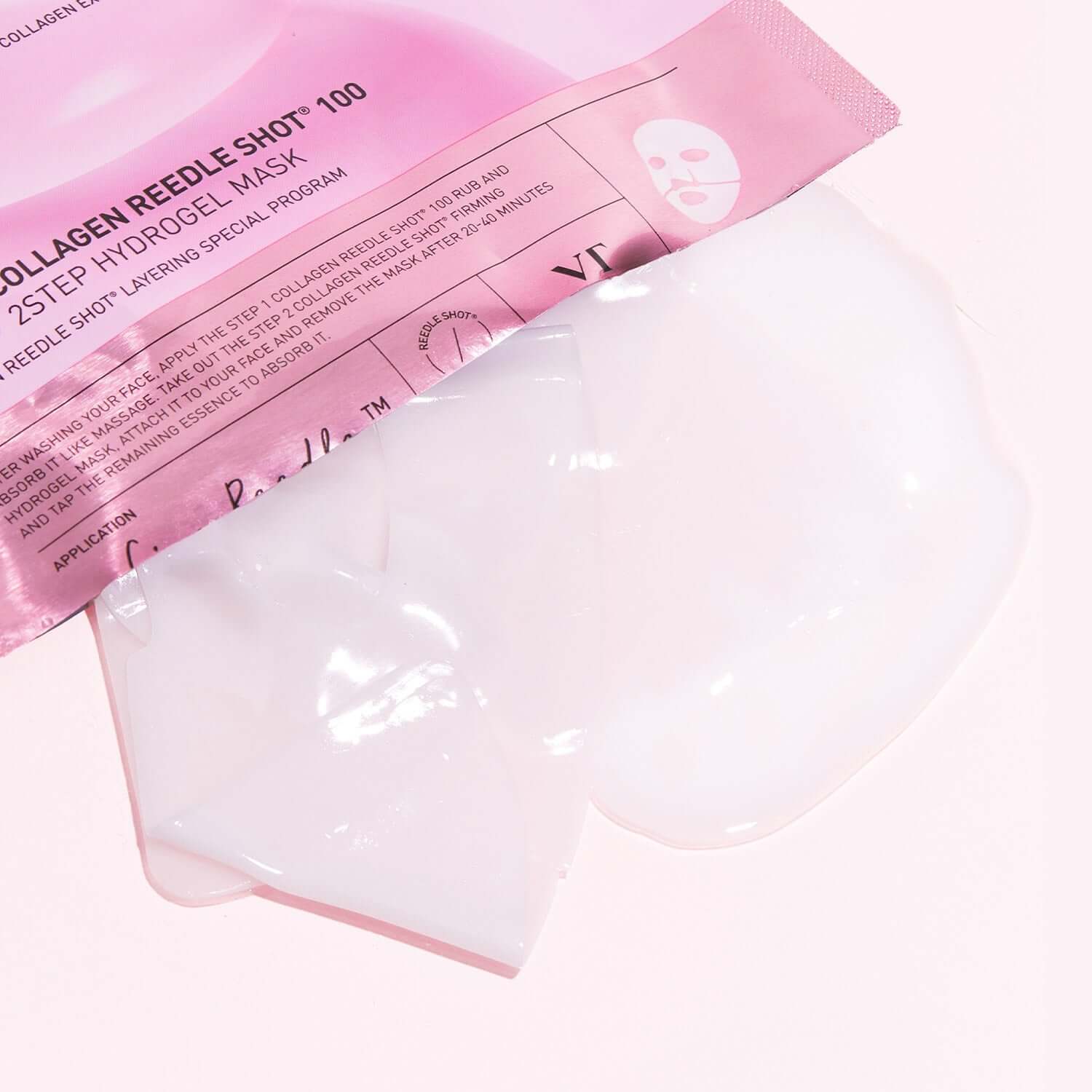 Vt Cosmetics Collagen Riddle Shot 100 2-Step Hydrogel Mask (4 Sheets)