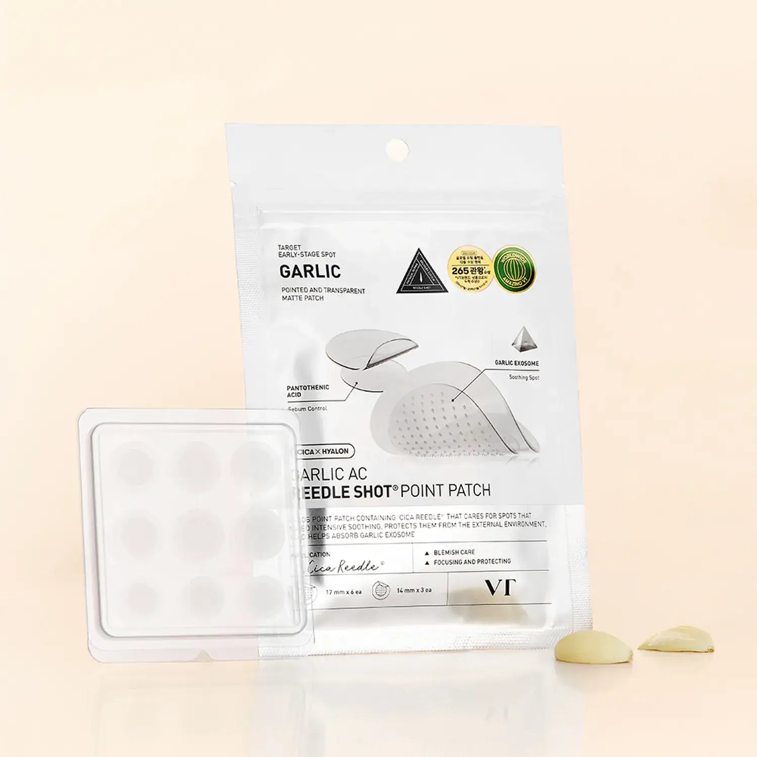 Vt Cosmetics Garlic Ac Riddle Shot Point Patch 9EA