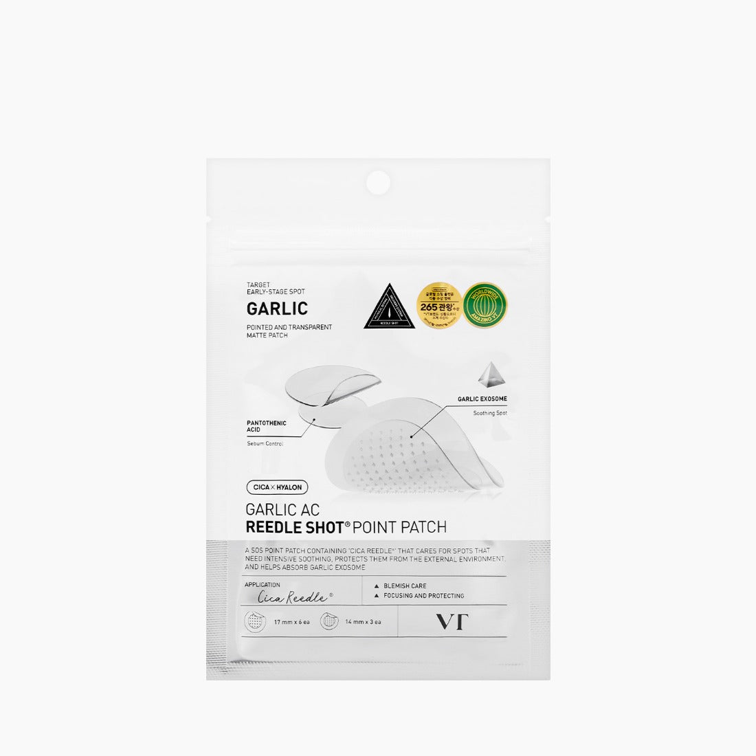 Vt Cosmetics Garlic Ac Riddle Shot Point Patch 9EA