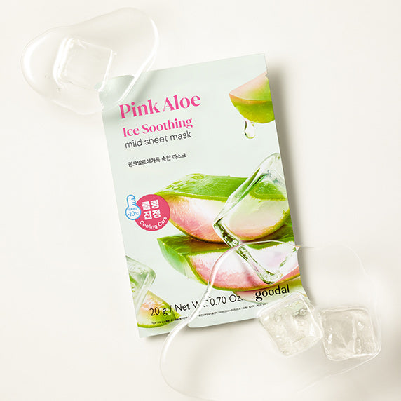 Goodal Gentle Mask (Pink Aloe/Green Apple/Rice/Tea Tree/Green Tea/Yuzu)
