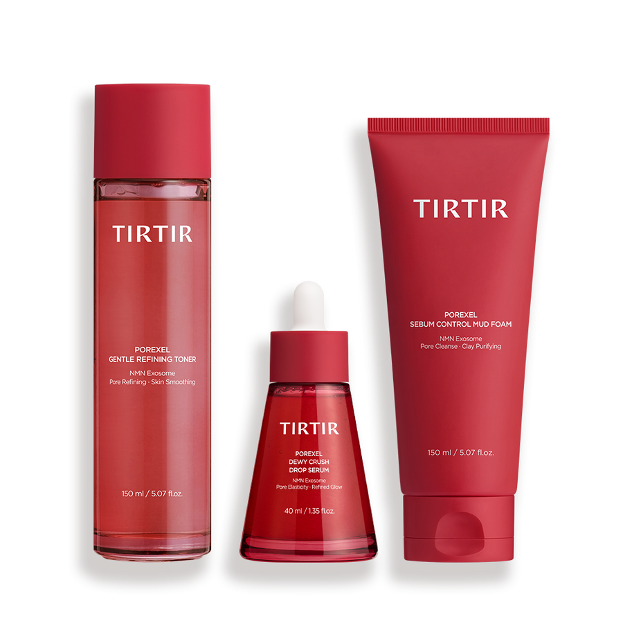 TIRTIR Porexel Set (Foam + Toner + Serum)