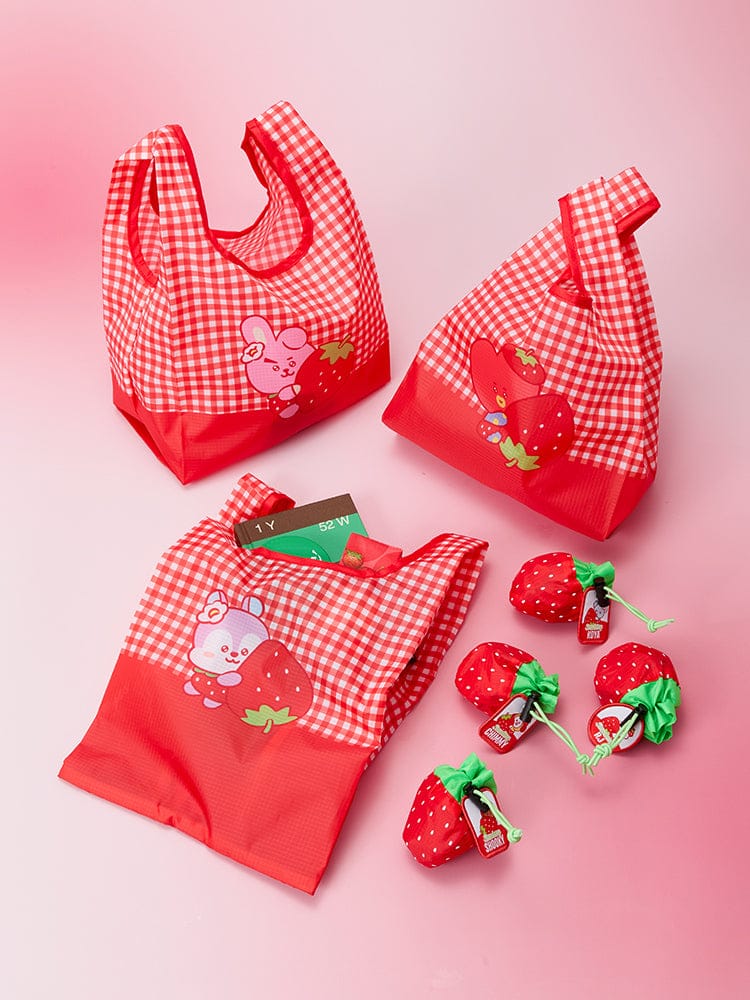 BT21 POUCH MARKET BAG STRAWBERRY PARTY