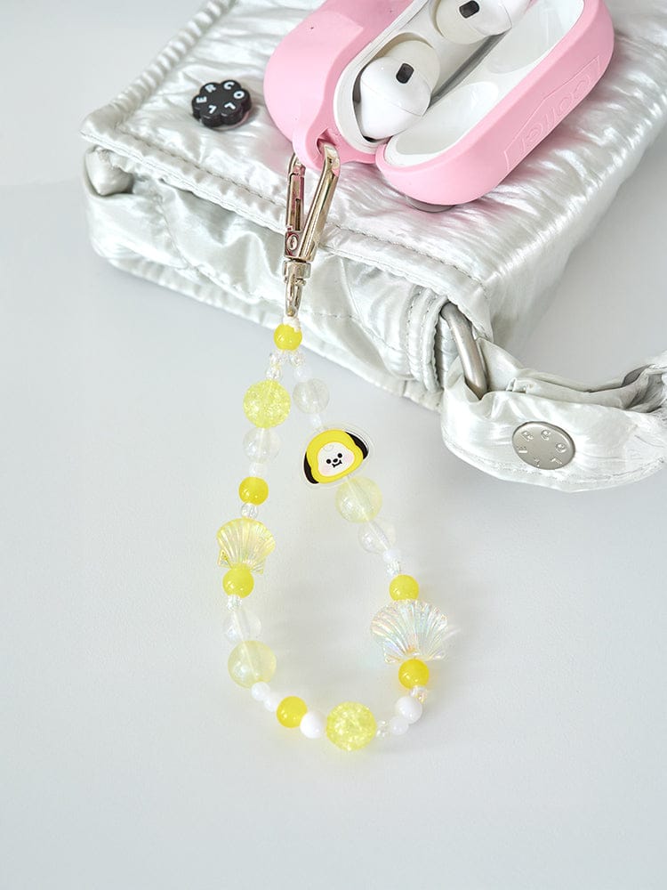 BT21 CHIMMY BABY PEARL BEADED KEYRING