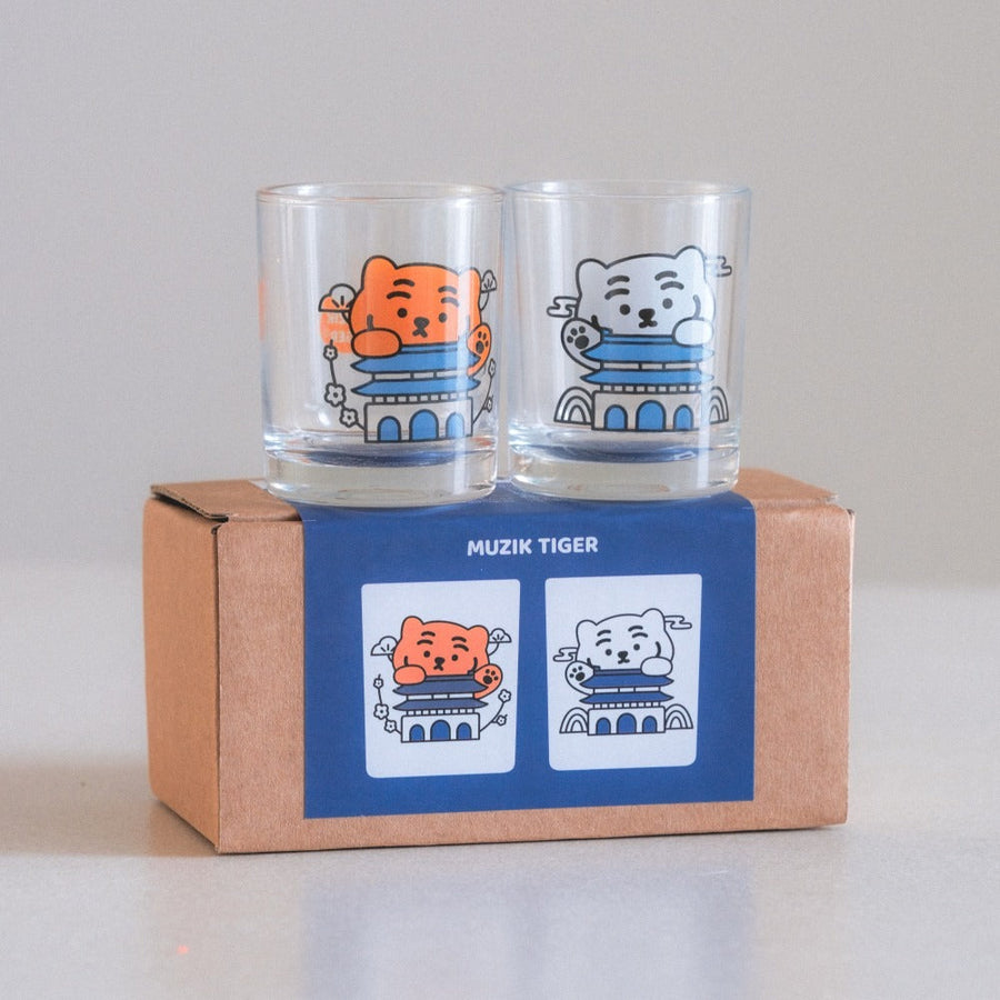 Muzik Tiger Gyeongbokgung Soju Glasses Set