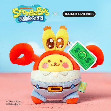 Kakao Friends - Spongebobxfriends Baby Keychain Plush Muzi