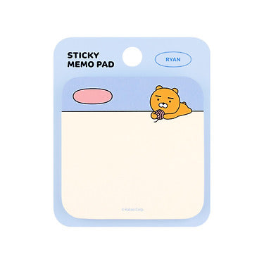 カカオフレンズ - ブロックメモ ライアン 文房具