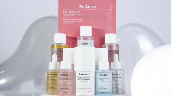 Exploring BIODANCE: A Korean Skincare Marvel and Its Star Products - showcasing a collection of Biodance skincare essentials.