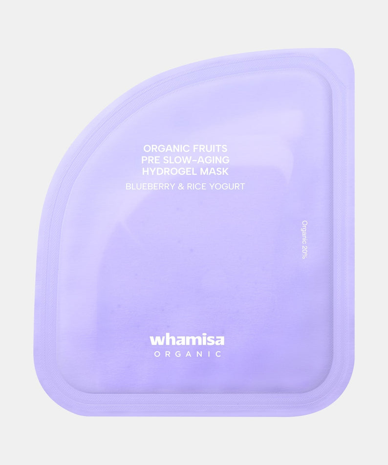 WHAMISA Organic Fruits Pre Slow-Aging Hydrogel Mask Blueberry & Rice Yogurt