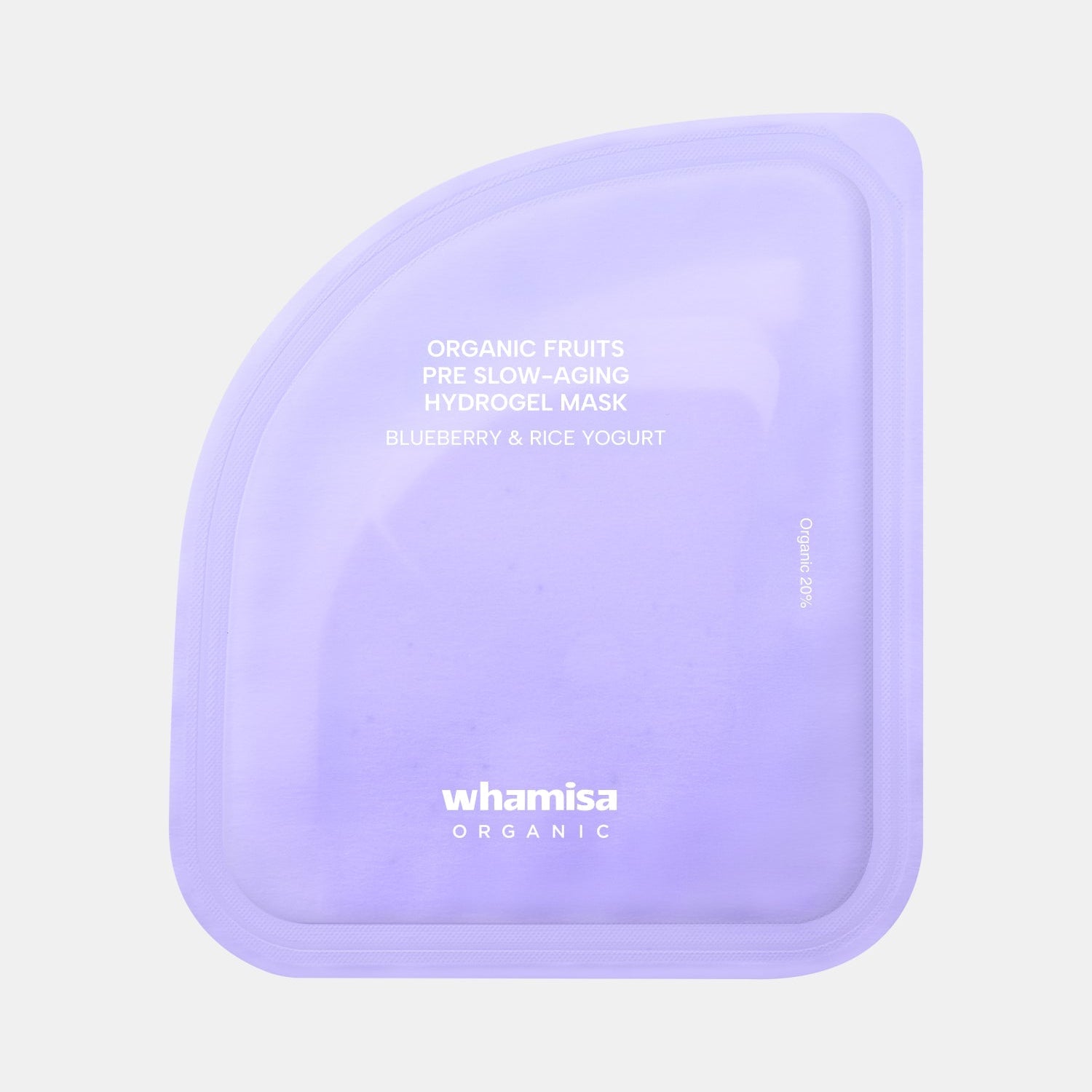 WHAMISA Organic Fruits Pre Slow-Aging Hydrogel Mask Blueberry & Rice Yogurt
