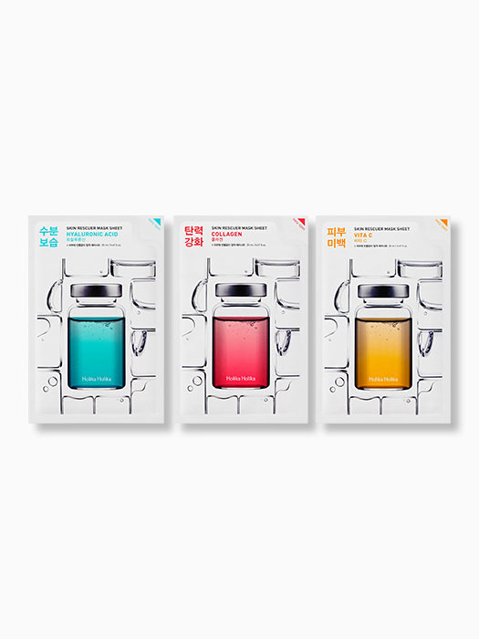 Holika Holika Skin Rescuer Mask Sheet 5 Types