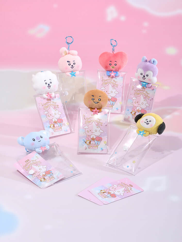 BT21 クリアぬいぐるみポーチキーホルダー BEYOND THE JOURNEY