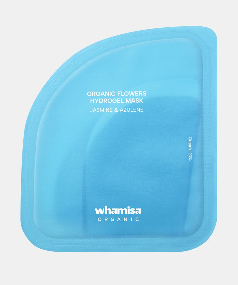 WHAMISA Organic Flowers Hydrogel Mask Jasmine & Azulene