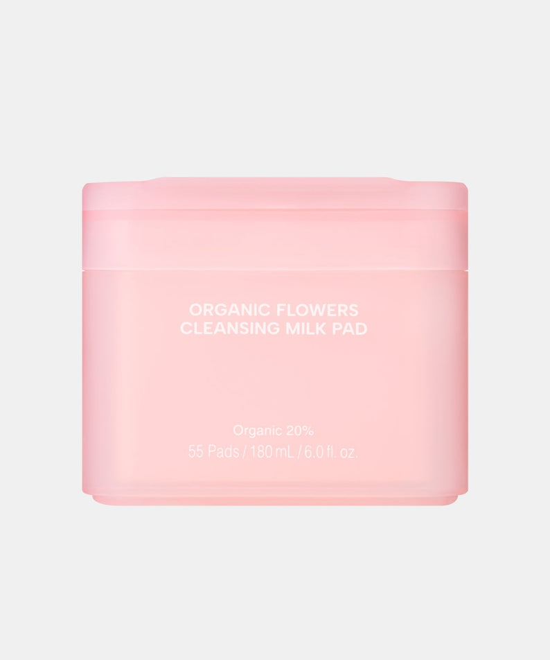 WHAMISA Organic Flowers One-Step Cleansing Milk Pad