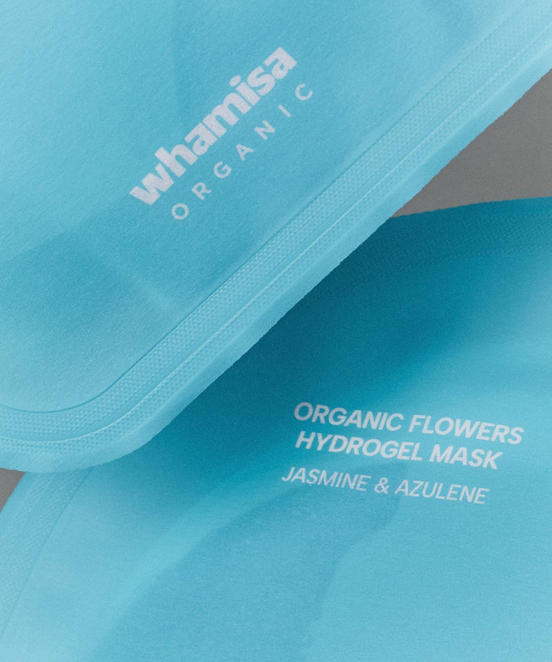 WHAMISA Organic Flowers Hydrogel Mask Jasmine & Azulene