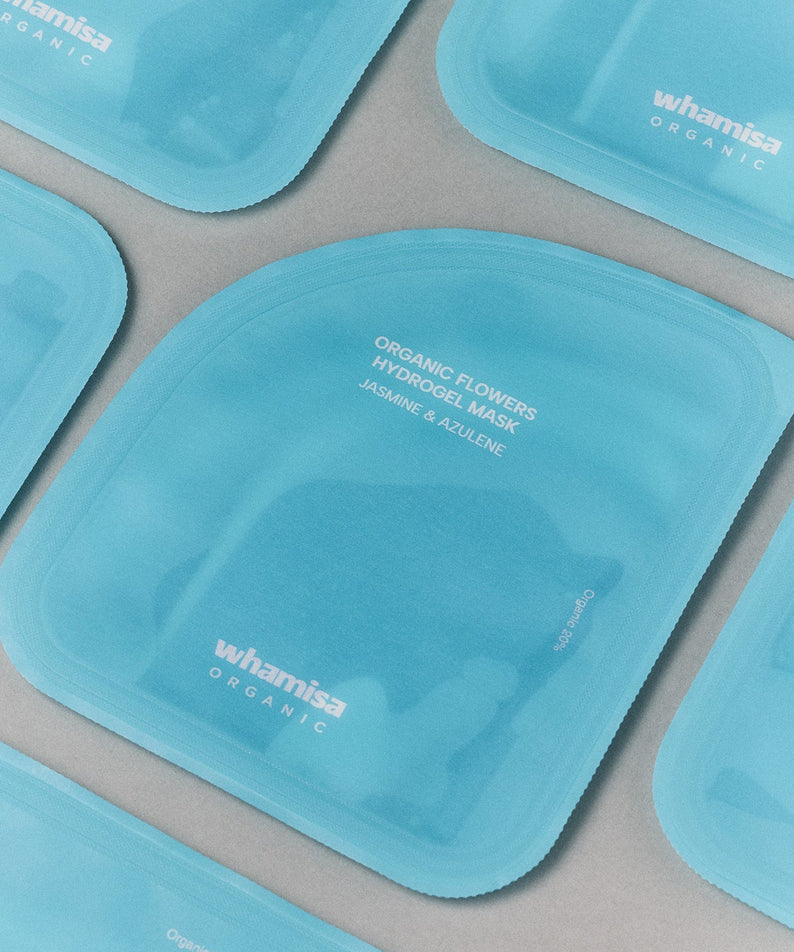 WHAMISA Organic Flowers Hydrogel Mask Jasmine & Azulene