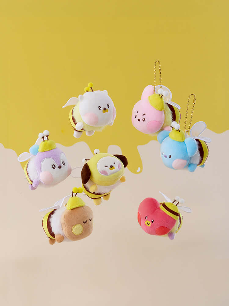 BT21 mini minini PLUSH KEYRING HONEY BEE