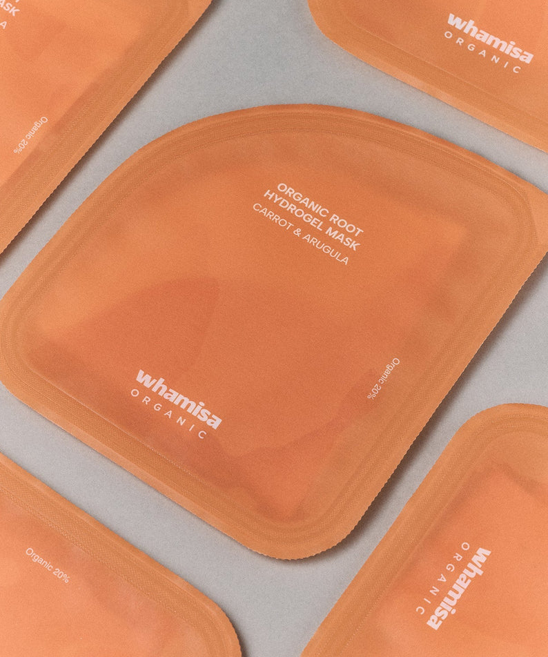 WHAMISA Organic Root Hydrogel Mask Carrot & Arugula