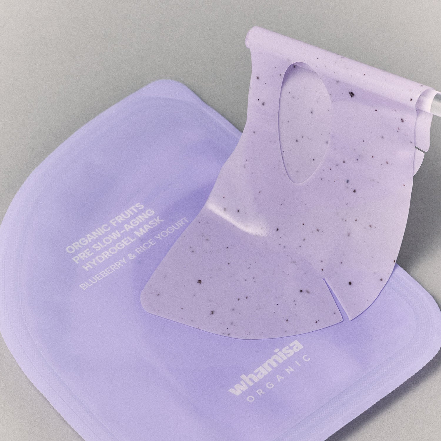 WHAMISA Organic Fruits Pre Slow-Aging Hydrogel Mask Blueberry & Rice Yogurt