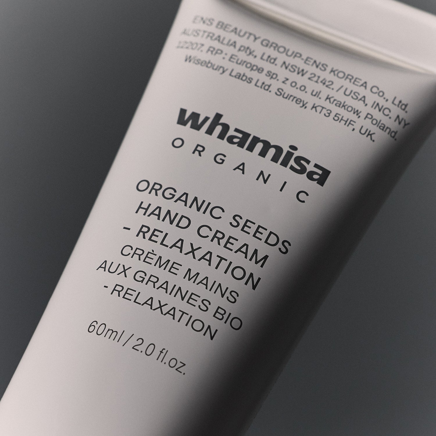 WHAMISA Organic Seeds Hand Cream - Relaxation