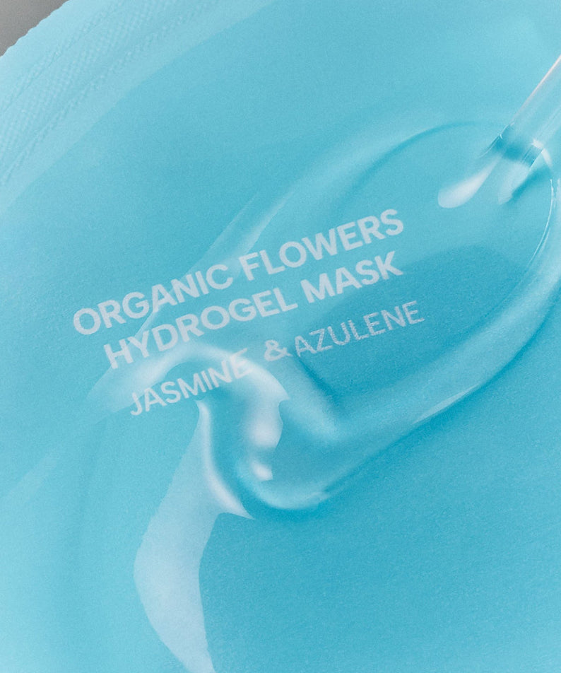 WHAMISA Organic Flowers Hydrogel Mask Jasmine & Azulene