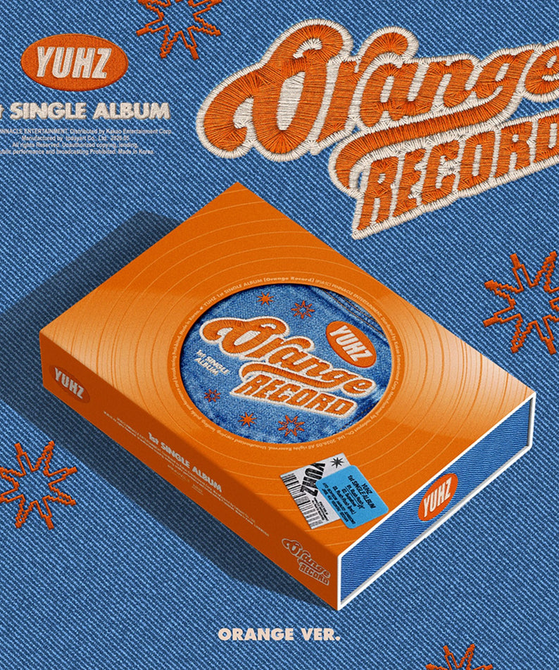 YUHZ - 1st Single Album [Orange Record] (Orange ver.) - Kpop Album Koolseoul
