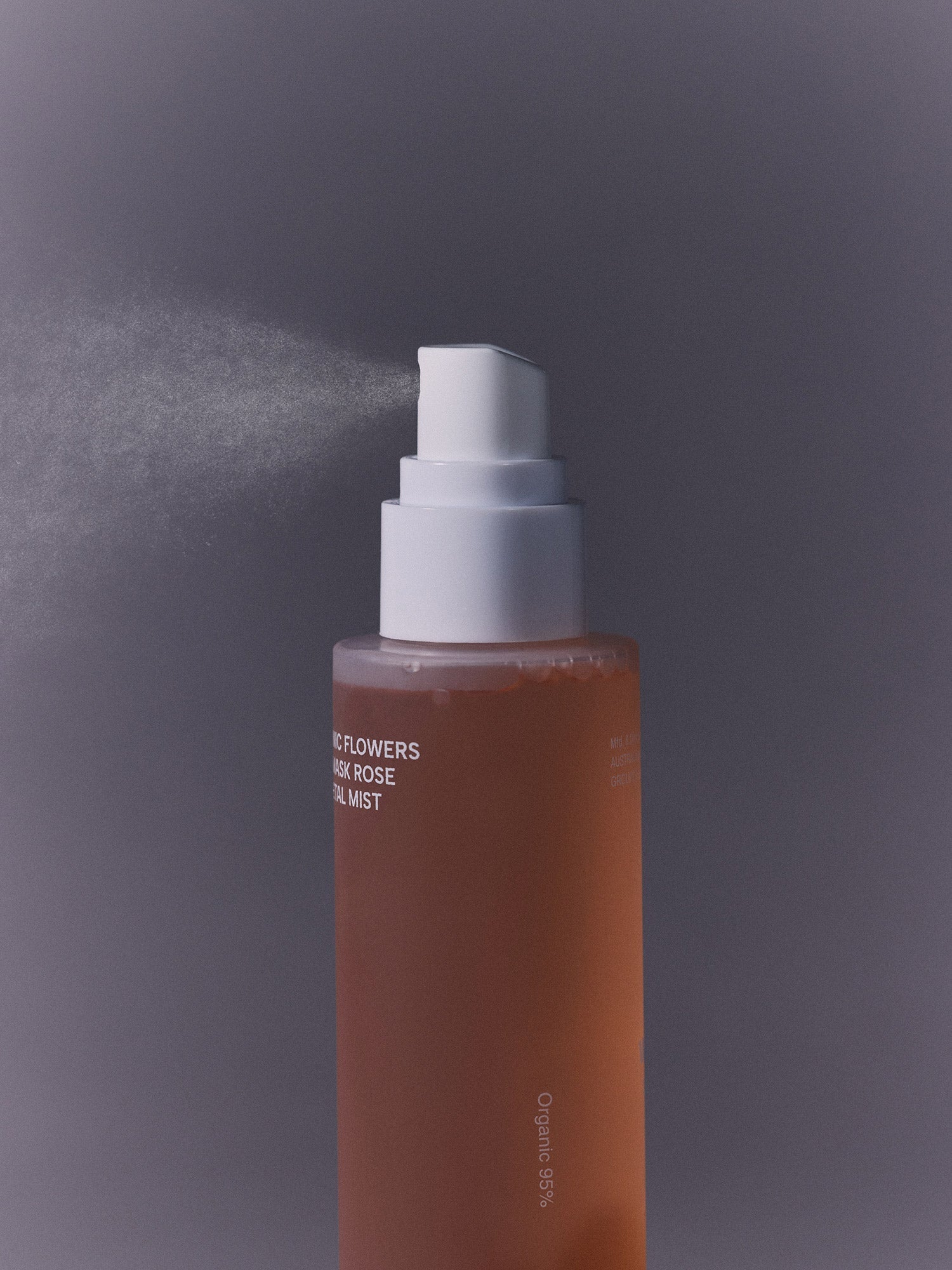 WHAMISA Organic Flowers Damask Rose Petal Mist
