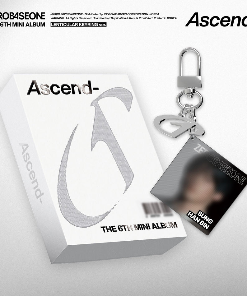 ZEROBASEONE - The 6th Mini Album [Ascend-] (LENTICULAR KEYRING Ver.) (Random 1 of 5) - Kpop Album Koolseoul