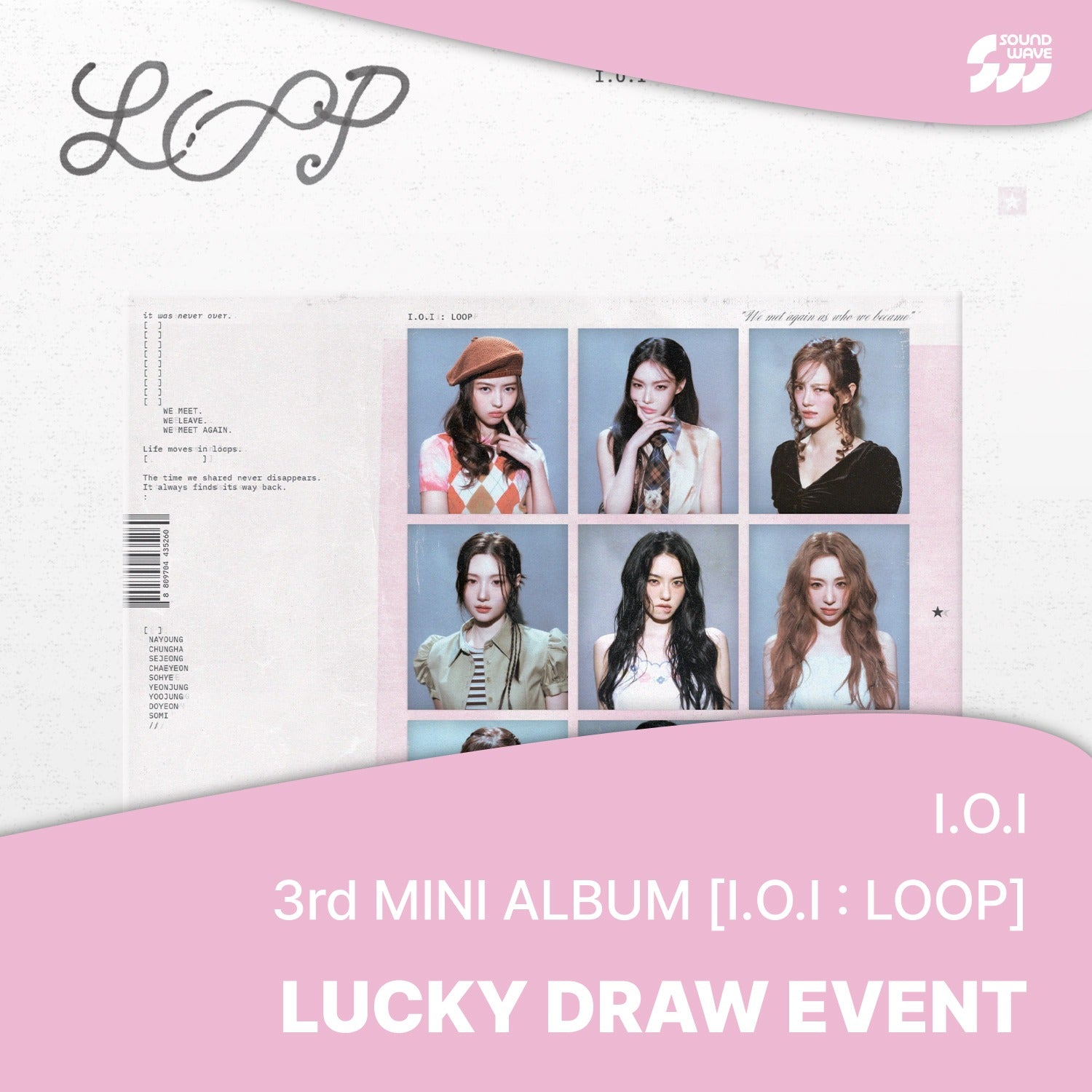 I.O.I - 3rd MINI ALBUM [I.O.I : LOOP] - Kpop Album Koolseoul