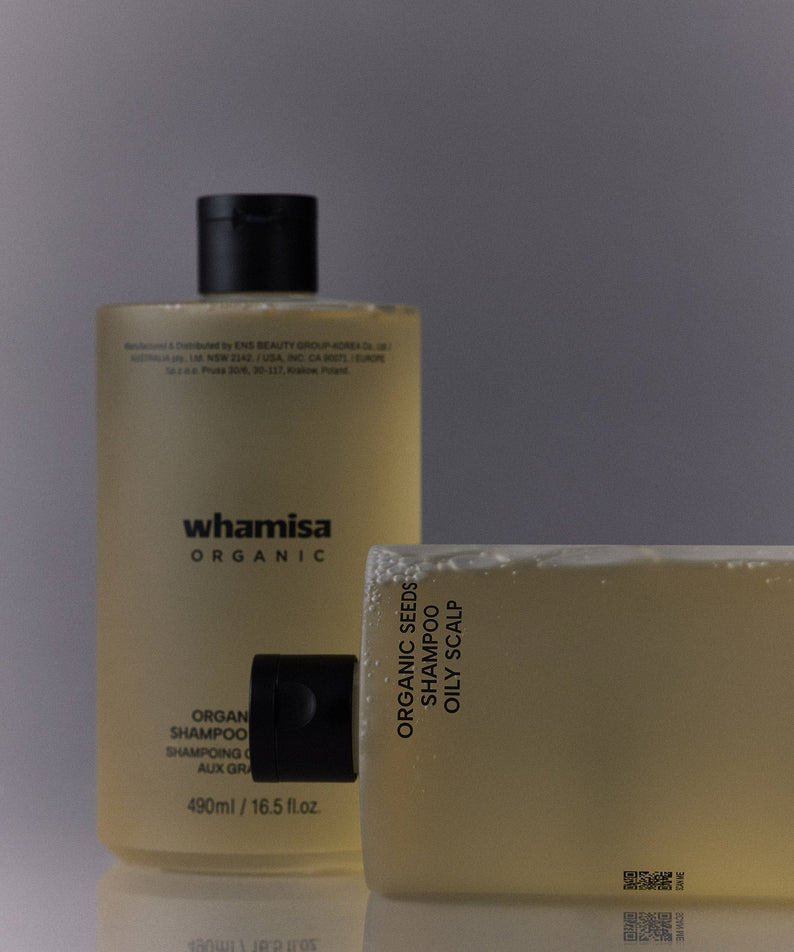 WHAMISA Organic Seeds Shampoo for Oily Scalp