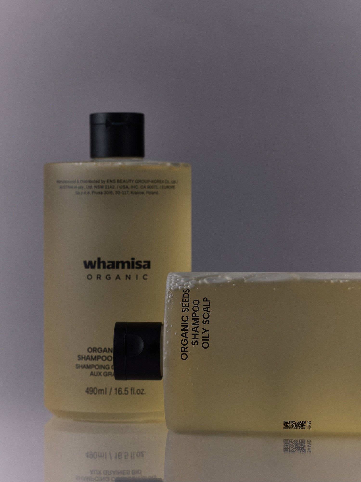 WHAMISA Organic Seeds Shampoo for Oily Scalp