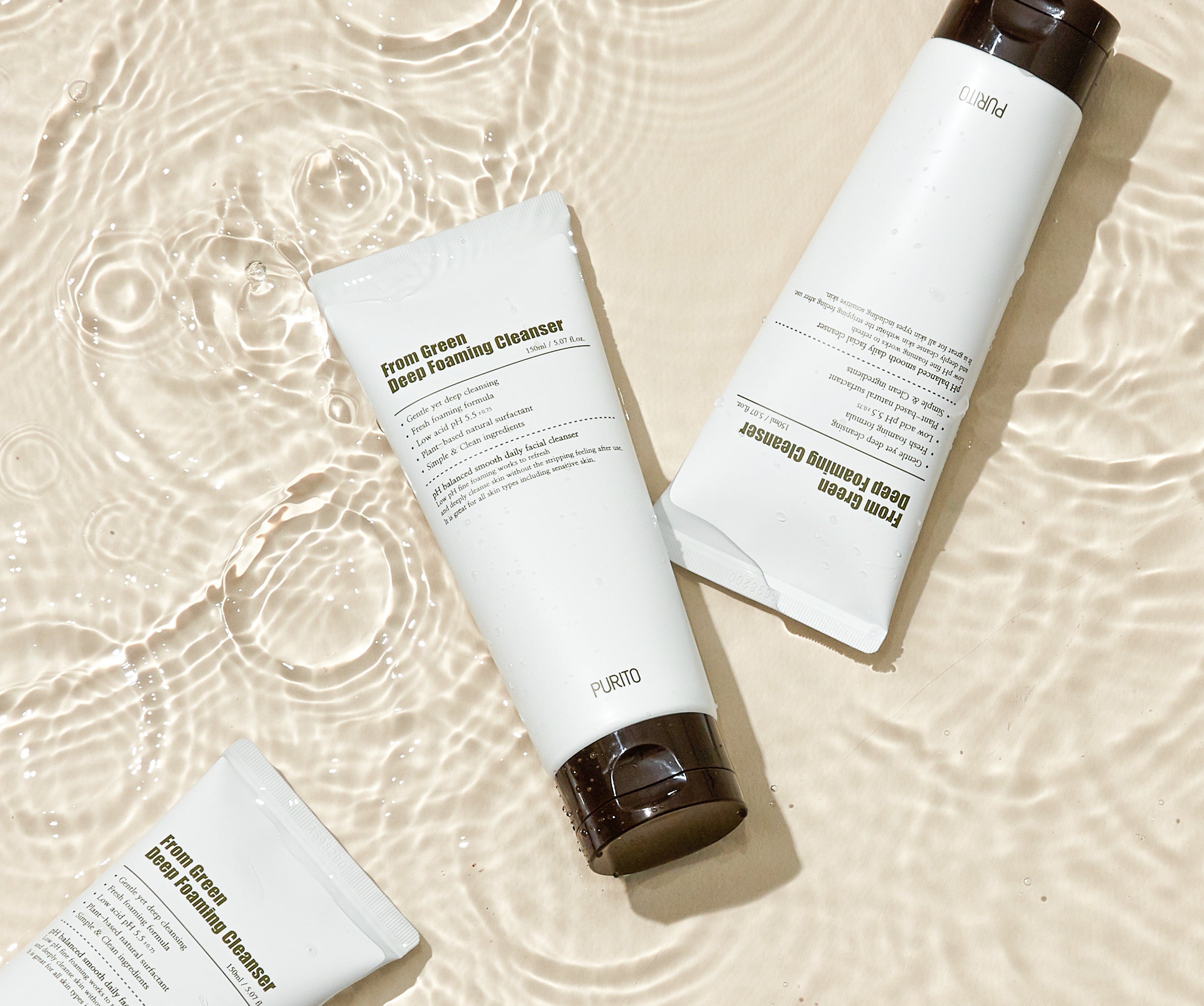 PURITO From Green Deep Foaming Cleanser