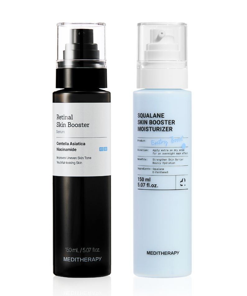 MEDITHERAPY Retinal Serum 150ml + Squalane Moisturiser 150ml