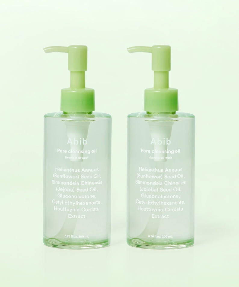 ABIB Pore Cleansing Oil Heartleaf Oil Wash 200ml Duo