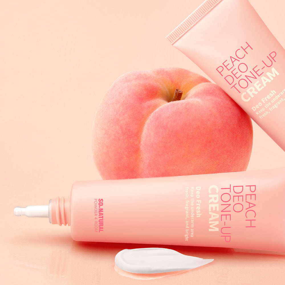 SO NATURAL Dry Underarm Peach Deo Tone Up Cream 50ml