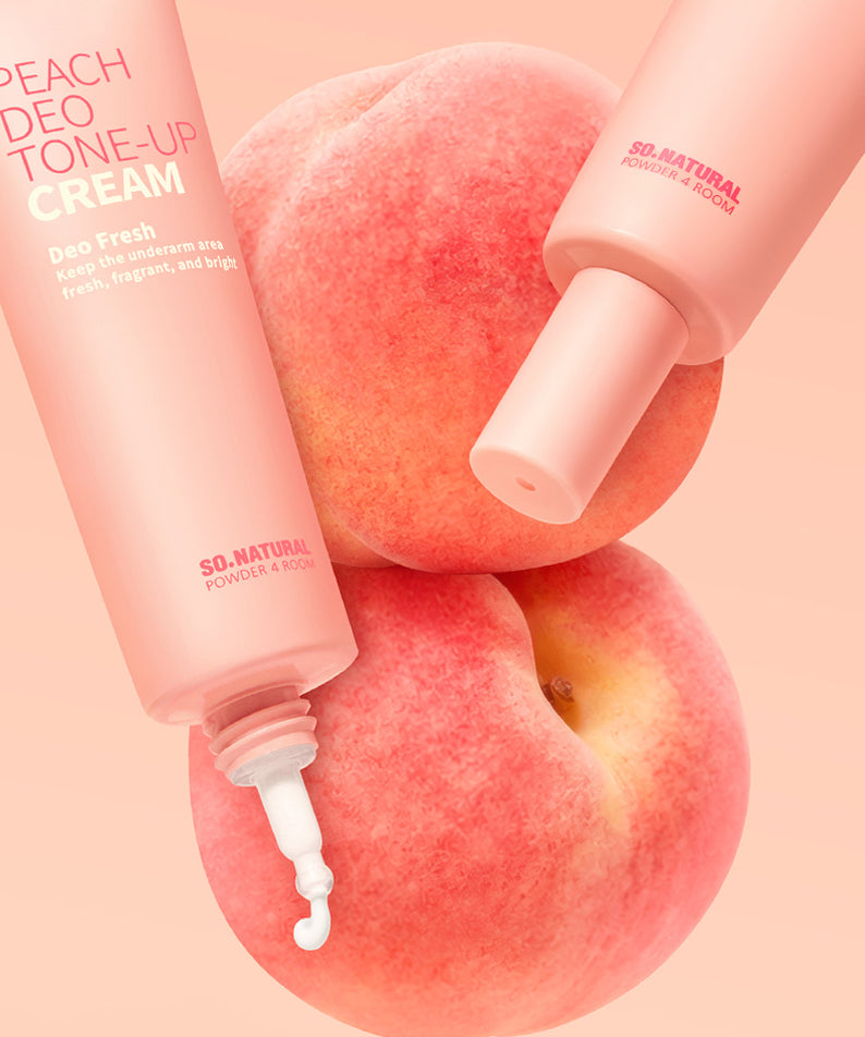 SO NATURAL Dry Underarm Peach Deo Tone Up Cream 50ml