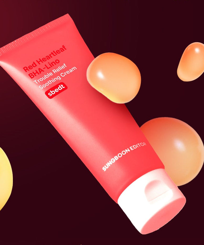 Sungboon Editor Red Aloe Vera Bha Reno Trouble Relief Soothing Cream 50ml