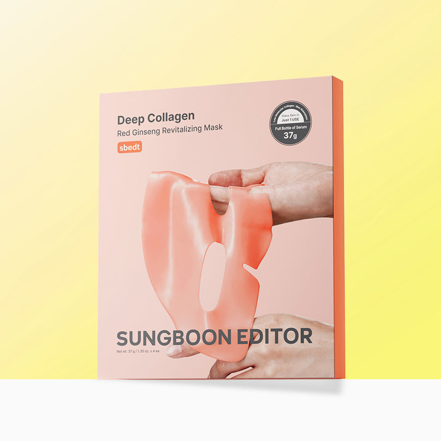 SUNGBOON EDITOR Deep Collagen Sheet mask 4 pcs