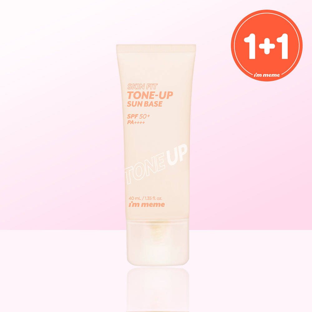 IM'MEME Skin Fit Tone-Up Sun Base 40ml SPF50+ (1+1 Duo)