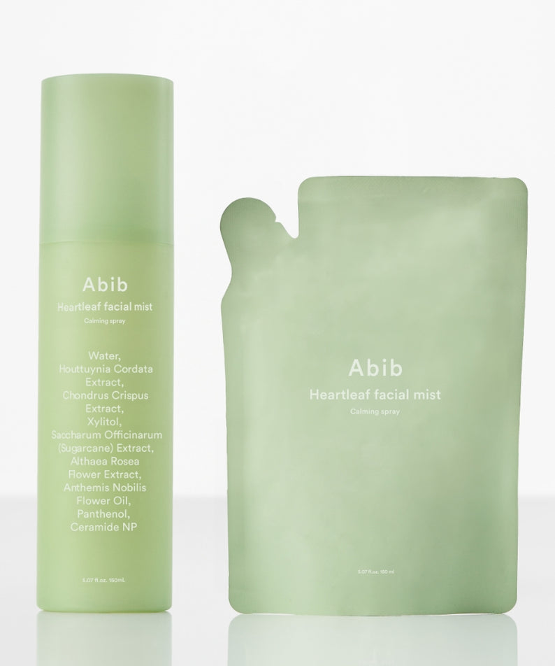 ABIB Heartleaf Facial Mist Calming Spray 150ml + Refill