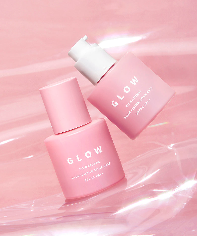 SO NATURAL Water Pink Tone Glow Fixing Tone Base 30ml SPF35 PA++