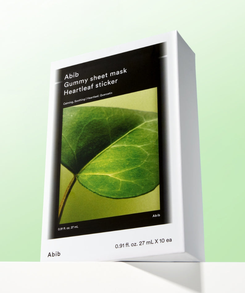ABIB Gummy Sheet Mask Heartleaf Sticker 10 Sheets