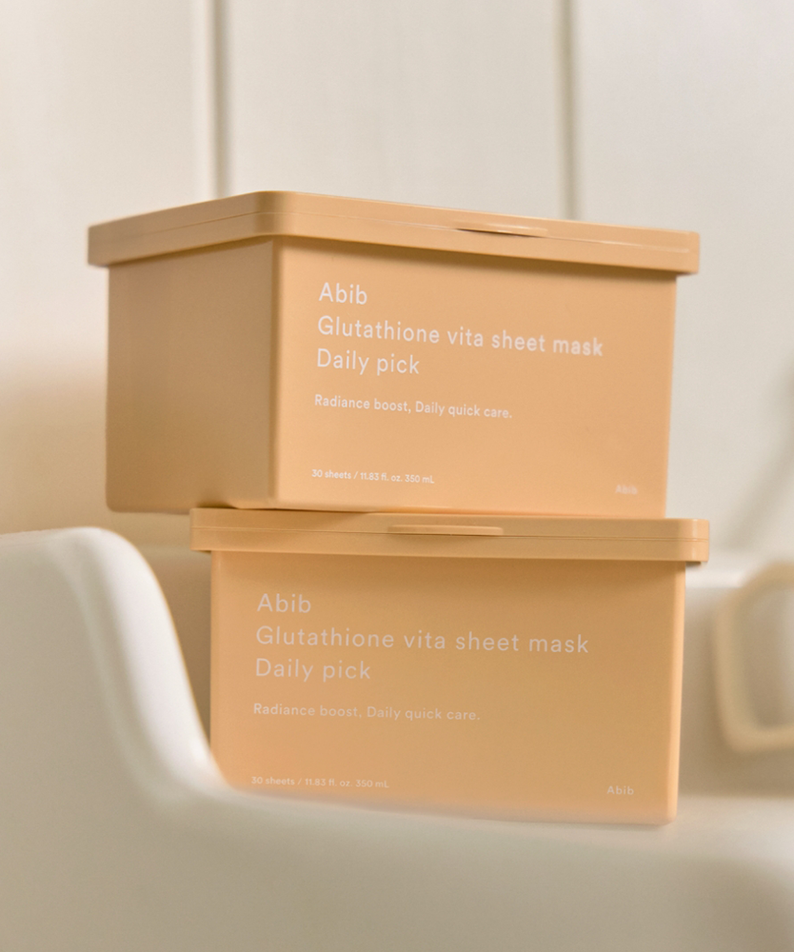 ABIB Daily Pick Glutathione Sheet Mask 30 Sheets