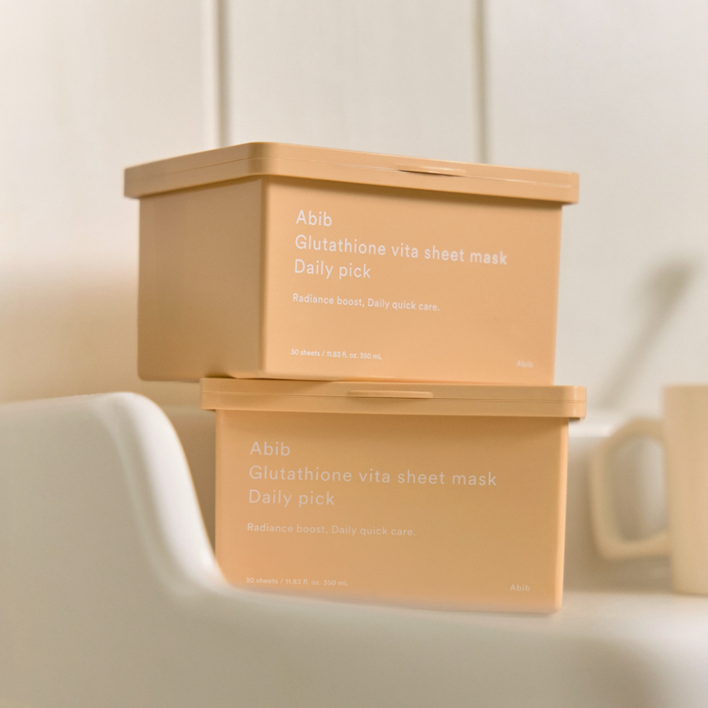 ABIB Daily Pick Glutathione Sheet Mask 30 Sheets Set of 2